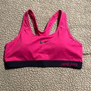 Magenta Nike Pro Dri Fit Sports Bra Size Large